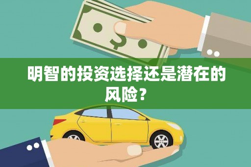 渭南明智的投资选择还是潜在的风险？