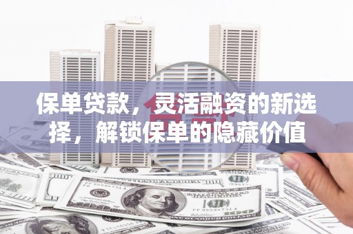 渭南保单贷款，灵活融资的新选择，解锁保单的隐藏价值
