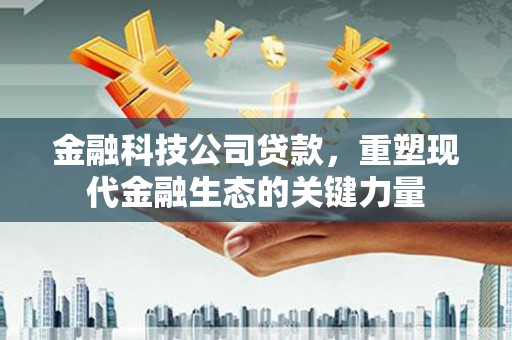 渭南金融科技公司贷款，重塑现代金融生态的关键力量